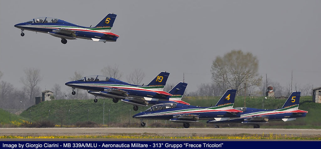 frecce tricolori addestramento a piacenza image 12