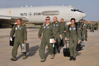 in volo con magic awacs nato image 35