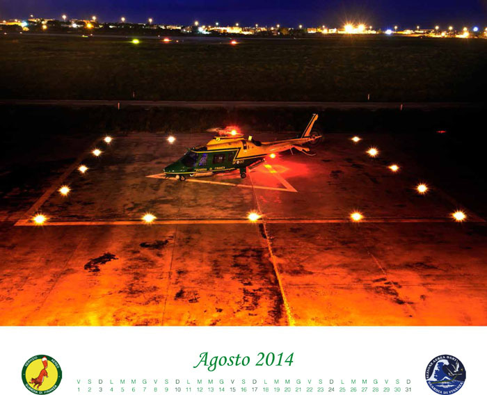 published works calendar sezione aerea bari